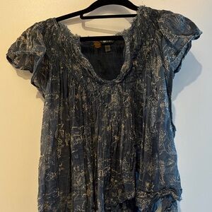 Free People Floral Top